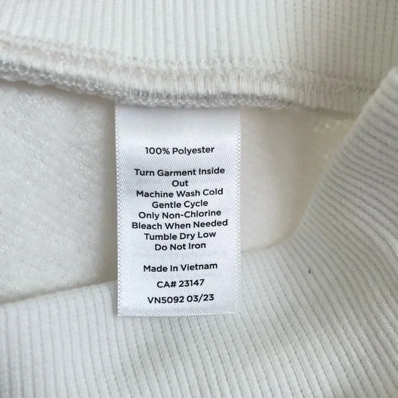 Haven Well Within White Sherpa Joggers XS Extra Small - Picture 10 of 10